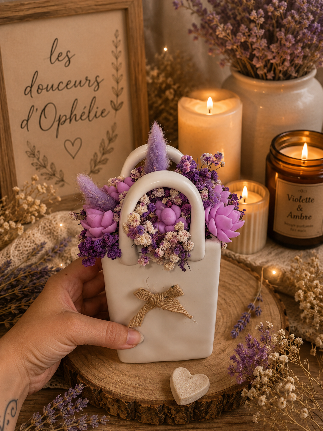 Bougie fondant parfumée