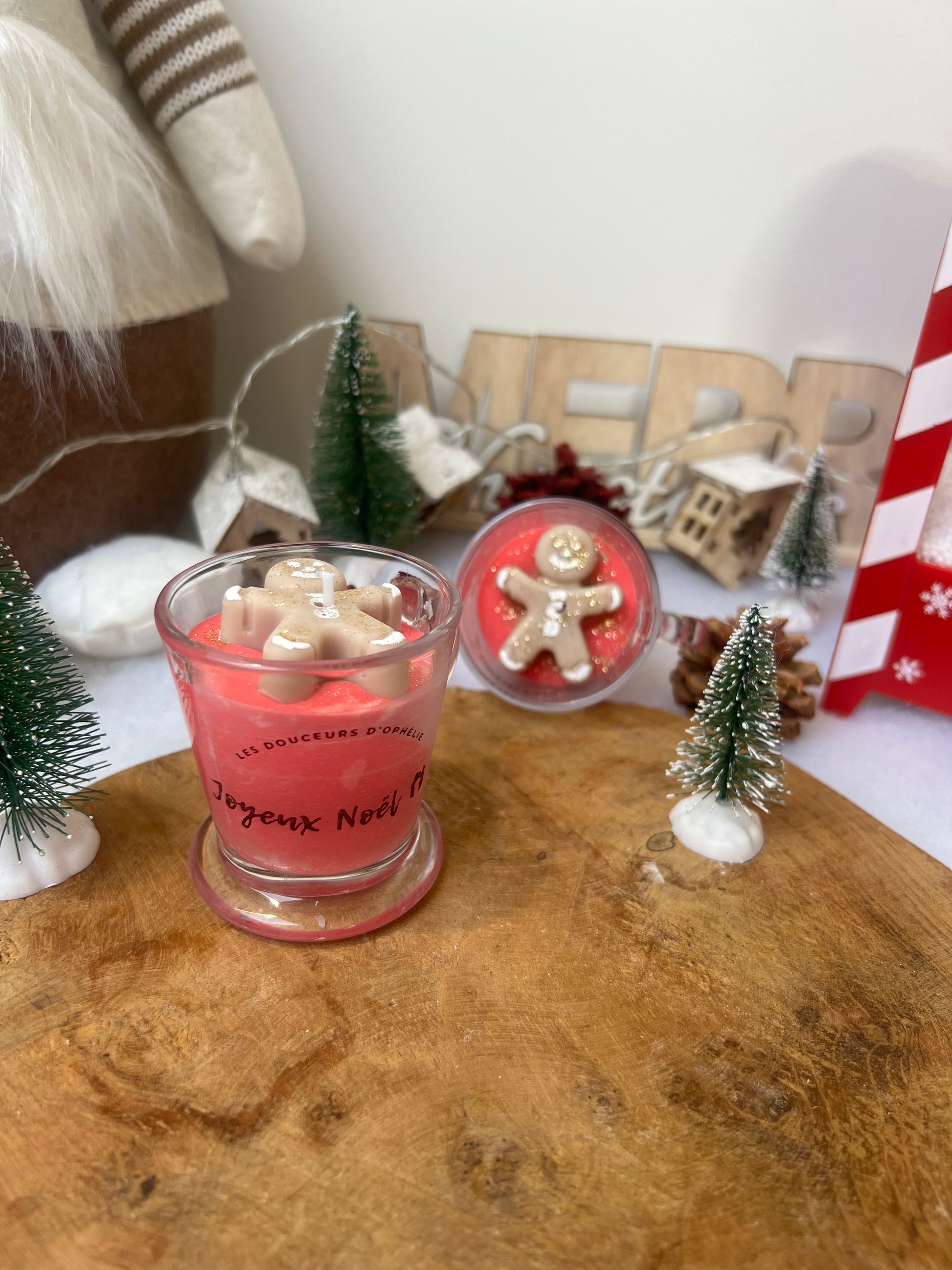 Bougie joyeux Noel