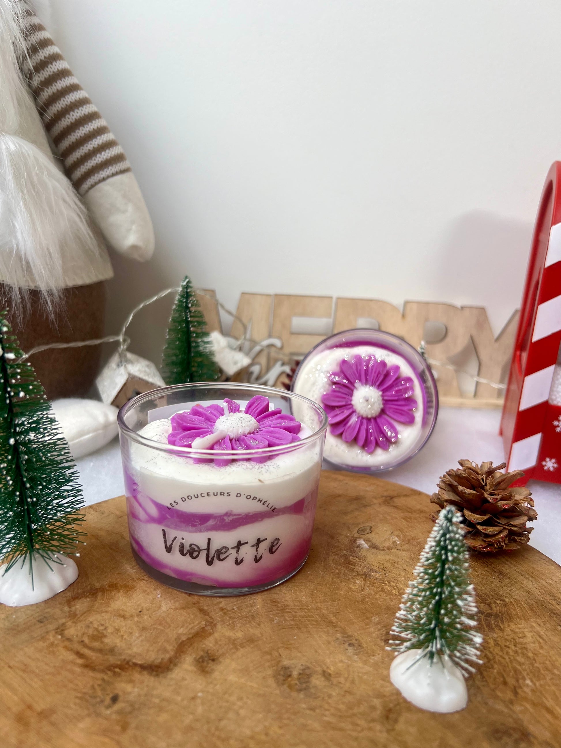 Bougie violette