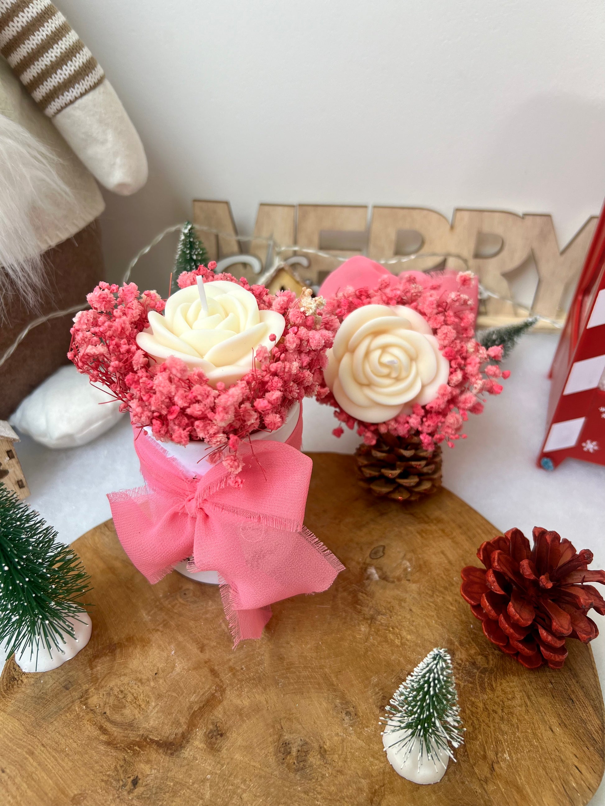 Bougie Rose (rose)